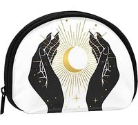 Porte-Monnaie Porte-Monnaie Style Lune Soleil Magique sorcière Main chiromancie Shopping Changement Pochette Sac à Main