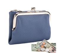 Porte-Monnaie - Portefeuille Portable en Cuir PU - Sac À Pièces De Poche pour Femmes Pochette À Monnaie - pour Argent Carte Espèces Bijoux Voyage Voiture Affaires Soirée Rendez-Vous Maman
