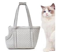 Porte-monnaie pour chien, petit sac de transport pour chien en coton - Sacs d'hiver légers, portables - Porte-chien, sac pour chat, chiot, chaton à emporter avec vous. La poche intérieure plaquée de