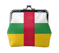 Porte-monnaie pour femme avec motif drapeau de l'Afrique centrale - Petites pochettes avec verrou - Pour pièces de monnaie, cartes, petits objets