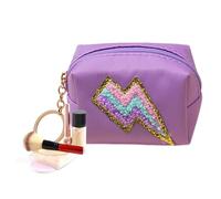 Porte-Monnaie pour Femme, élégant Motif brodé Porte-Monnaie - Imperméable et Multifonction - Porte-clés Mignon pour Filles et Femmes, Violet X Color, Refer to Description, Unisexe