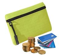 Porte-monnaie pour femme | Mini pochette élégante - Tissu Oxford léger de 21 g avec fermeture éclair robuste, idéal comme porte-clés ou petite trousse de maquillage, vert, Voir description, Voir