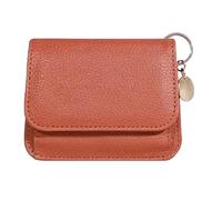 Porte-monnaie pour femme, petit portefeuille en cuir souple | Porte-monnaie, porte-monnaie, portefeuille en cuir PU | Compact, fait à la main Petit portefeuille de voyage pour carte d'identité et clés