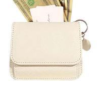 Porte-monnaie pour femme, petit portefeuille en cuir souple | Porte-monnaie, porte-monnaie, portefeuille en cuir PU | Compact, fait à la main Petit portefeuille de voyage pour carte d'identité et clés