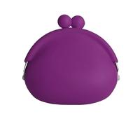 Porte-monnaie pour femme - Petite pochette en silicone avec verrou pour pièces de monnaie, clés, rouge à lèvres et écouteurs - Mini porte-monnaie mignon pour la vie quotidienne, les voitures, les