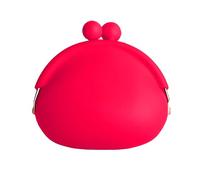 Porte-monnaie pour femme - Petite pochette en silicone avec verrou pour pièces de monnaie, clés, rouge à lèvres et écouteurs - Mini porte-monnaie mignon pour la vie quotidienne, les voitures, les