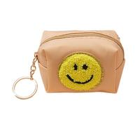 Porte-monnaie pour femme, pochette porte-monnaie | Doté d'un motif de broderie unique, porte-clés mignon pour pochette de pièces de monnaie,Porte-clés de sac mignon brodé et polyvalent, petit, impermé