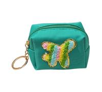 Porte-monnaie pour femme, pochette porte-monnaie | Doté d'un motif de broderie unique, porte-clés mignon pour pochette de pièces de monnaie,Porte-monnaie étanche polyvalent pour femmes, filles, clés d