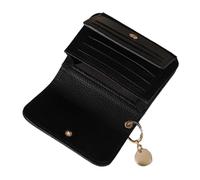 Porte-monnaie pour femme | Porte-cartes à fermeture éclair en cuir PU - Petit portefeuille de voyage vintage pour homme et femme, Noir , Refer to description, Unisexe