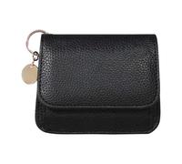 Porte-monnaie pour femme, porte-monnaie | Porte-monnaie en cuir PU | Porte-monnaie portable fait à la main pour cartes de crédit, billets pliés, Noir , Fare riferimento alla descrizione, Se référer à