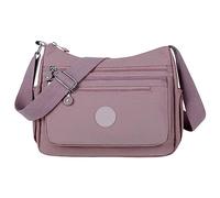 Porte-monnaie pour femme - Sac à main en nylon - Sac de voyage - Sac de loisirs - Gilet de protection - Sacs de police, rouge, Taille unique