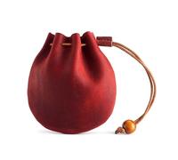 Porte-Monnaie pour Homme Porte-Monnaie en Cuir avec Cordon de Serrage, Style rétro, Organiseur clés Voiture(Colour 3)