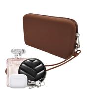 Porte-monnaie pour pièces de monnaie, petit porte-monnaie | Porte-monnaie zippé pour hommes de grande capacité,Pochette à monnaie en Silicone, pochette à fermeture éclair avec corde pour pièces de mon