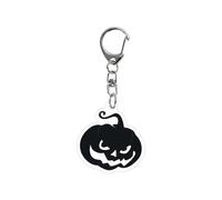 Porte-monnaie pour porte-clés Cartoon Halloween Citrouille Acrylique Porte-clés Ailes de chauve-souris Porte-clés Décoration Pendentif fait à la main Cadeau (1 pièce) Wakeboard Porte-clés, d, taille