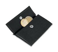 Porte-Monnaie pour ZNAP Slim Wallet - Peut contenir jusqu'à 20 pièces - Comprend Un bloqueur de Bouclier RFID - Etui à pièces - par SLIMPURO (Noir Cork)
