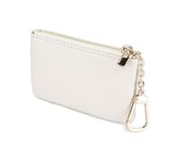 Porte-Monnaie Remplacement Mini Portefeuille avec Porte-clés Anneau Fermeture Éclair Mode Sac -clés Pendentif Cuir Classique Sac À Main Blanc 1Pc - -Monnaie Femme