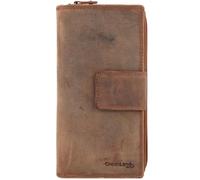 Porte-monnaie RFID en cuir Montenegro - Greenland Nature - Femme - Marron