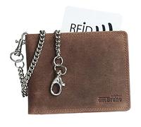 Porte-monnaie RFID, marron, m, Vintage