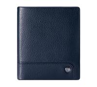 RONCATO Alaska Portefeuille en cuir pour homme avec porte-monnaie petite taille, bleu nuit, Classique