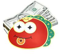 Porte-monnaie rouge, enveloppes rouges pour le Nouvel An chinois, porte-monnaie avec motif serpent de dessin animé, porte-monnaie pour le Nouvel An, paquet rouge avec plusieurs emplacements pour