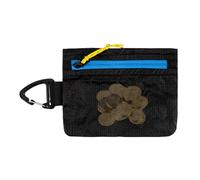 Porte-monnaie | Sac fin et portable | Sac de rangement pour cartes | Pour voyage, promenade, extérieur, personnel, randonnée, style de vie, trajet, camping, routine quotidienne, festival, Noir , Voir