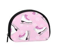 Porte-Monnaie,Sacs à Main Portefeuille Pochette de Changement Sac à Main Mini Portefeuilles pour Femmes Filles Cadeau,Patinage sur Glace et Flocon de Neige