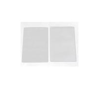 Porte-monnaie sans mot réutilisable en plastique transparent mat en PVC - Carte de bus - Carte d'identité anti-magnétique - Couverture durable et attrayante - Multicolore