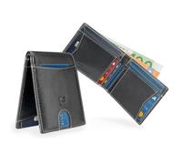 Porte Monnaie, SERASAR, W006, Poche à monnaie noire/Blanche, avec protection RFID