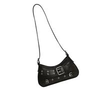 Porte-monnaie simple Sac à main sous le bras Associations d'argent Mignon Griffes Porte-monnaie avec fermeture éclair Sacs à bandoulière pour femmes filles Cadeaux Sac à main, Noir