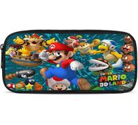 Porte-Monnaie Super Mario En Cuir Souple Avec Fermeture Éclair