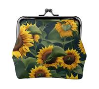 Porte-monnaie sur le thème des plantes, petit kit de voyage pour escapades de week-end et voyages d'affaires, Noir , Taille unique, Pochette à monnaie