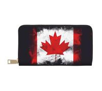 Porte-monnaie tendance et polyvalent avec drapeau canadien pouvant contenir des téléphones portables, des pièces de monnaie, des clés