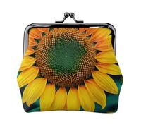 Porte-monnaie tournesol arc-en-ciel, petit kit de voyage, pochette de rangement pour escapades de week-end et voyages d'affaires, Noir , Taille unique, Pochette à monnaie