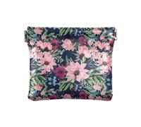 Porte-monnaie tournesol pétales jaunes, Harmonie florale bleu marine, one size, Harmonie florale bleu marine