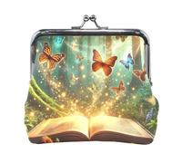 Porte-monnaie - Œufs de lapin heureux - Fermoir arc-en-ciel - Pochette pour clés, Livre Butterfly Glow, one size, Livre Butterfly Glow