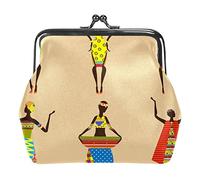 Porte-monnaie vintage avec motif ethnique bohème africain fille, Comme indiqué sur la photo, Taille unique, Organiseur de sac