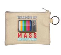 Porte-monnaie « Weapons of Mass Deception Brave New World » - Beige
