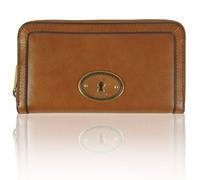 Porte-monnaies - Portefeuille cuir femme SLW VRI LTHR ZIP CLUTCH CAMEL SL3186235