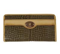 Porte-monnaies - Portefeuilles Cuir femmes FOSSIL WOMEN SLW MADDOX EMBOSSD ZIP CLTCH ASH GRAY SL3139073