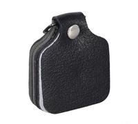 Porte-mouches en cuir pour nettoyage des mouches sèches, patchs réutilisables en coton avec tampon à frotter, essuie-ligne d'absorption d'eau, étui de poche (B)