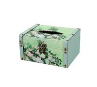 porte-mouchoirs Couvercle de boîte à mouchoirs carré, support de boîte à mouchoirs en peinture à l'huile classique, organisateur de distributeur de feuilles de sèche-linge en cuir for comptoir de vani