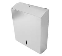 Porte-mouchoirs en acier inoxydable - Distributeur de serviettes en papier élégant - Support mural pour récipient de rangement de papier toilette (Bk50 nœuds)