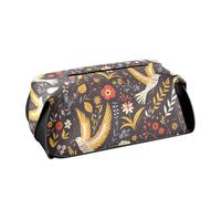 Porte-mouchoirs en cuir à suspendre pour voiture, rechargeable, distributeur de mouchoirs automatique, fleur, oiseau, art populaire mexicain traditionnel, motifs