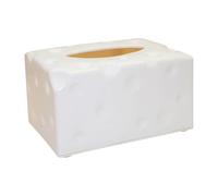 Porte-mouchoirs fantaisie en forme de fromage - Matériaux imperméables - Ouverture facile d'accès - Organiseur de papier pour table à manger - Recharge rapide