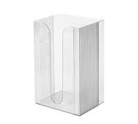 Porte-mouchoirs mural - Organisateur compact en ABS, 4,72 x 7,48 x 3,54 pouces, conception peu encombrante, durable, installation facile avec fixation sur lisse | Rangement lingettes pour les