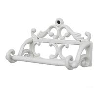 Porte-mouchoirs mural vintage fabriqué en fer robuste, adapté pour les salles de bains et les cuisines avec un savoir-faire classique et un support fiable (A)