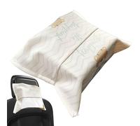 Porte-Mouchoirs pour Voiture en Simili Cuir PU | Porte-Gobelet Tissus Auto Design Cartoon,Organisateur Décoratif À Large Ouverture pour Pare-Soleil Siège Enfant Bébé