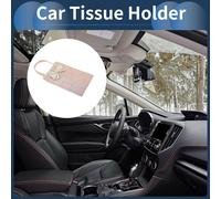 Porte-Mouchoirs Pour Voiture Organisateur De Boîte À Mouchoirs Petite Combinaison Double Parfumée Noeud En Plush Similicuir 28x18x5cm Rose 1 Pc