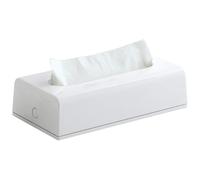 PORTE-MOUCHOIRS RECTANGULAIRE DEBOUT BLANC