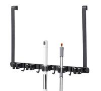 Porte Mount Broom - Organisateur De Stockage De Balai | Acier Inoxydable Sur Support De Porte | Pas De Support De Brosse Mural | Organisateur Ordonné Pour Accrocher
